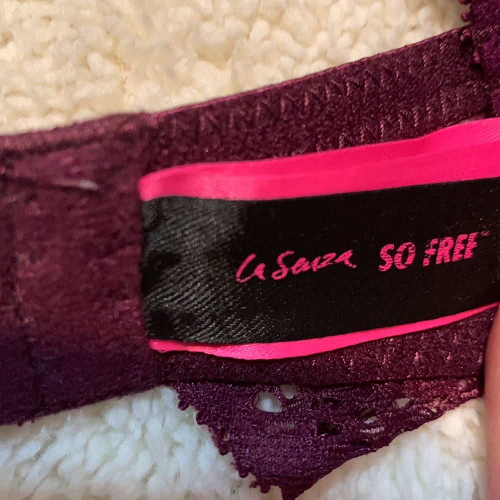 La Senza So Free burgundy lace bra 34C - Picture 10 of 14